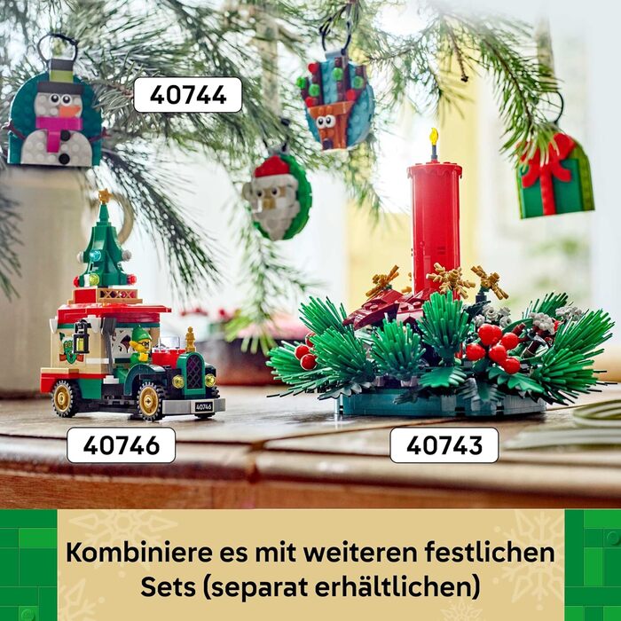 Конструктор LEGO Santa’s Delivery Truck 40746, 224 деталі, різдвяна вантажівка