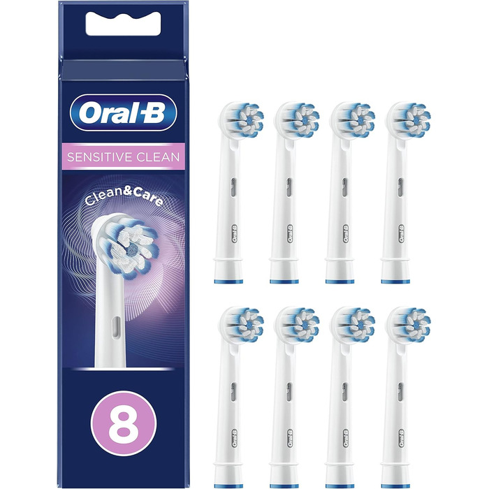 Щітки Oral-B Sensitive Clean з технологією ультратонкої щетини для найніжнішого очищення, 8 шт.