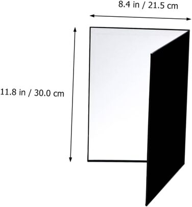 Світлова панель Заповнення Рефлектор Розсіювач світла Аксесуари для камери Світловідбиваюча дошка Реквізит для фотографій Відбиваючий папір CAXUSD, 2 шт., A4