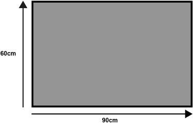 Килимок для дверей WashDry Raven Black 60x90 см, для використання всередині та зовні приміщень, можна прати, чорний 40 x 60 см (прямокутний)