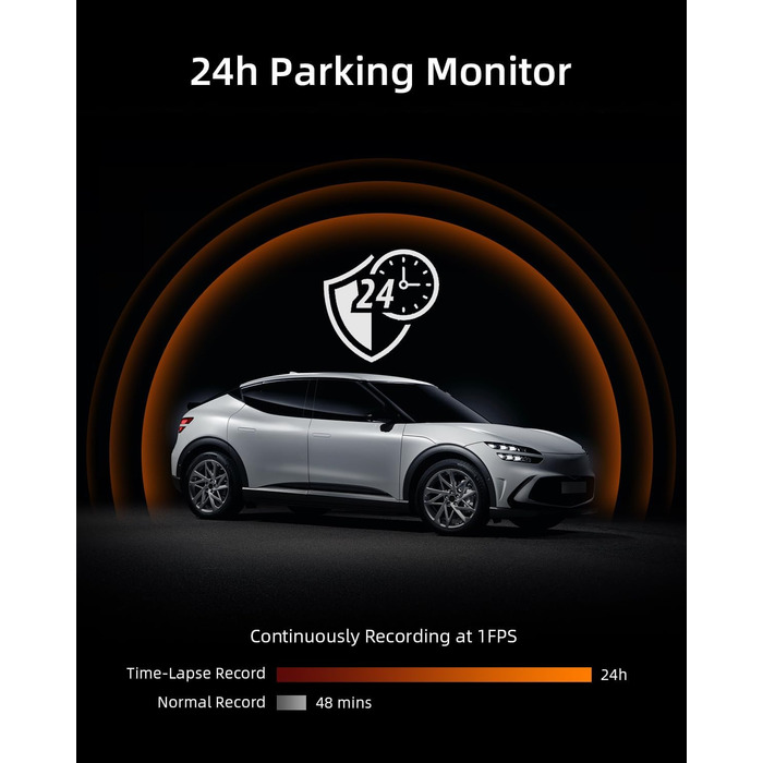 Дзеркальний відеореєстратор WeBeqer 4K з камерою заднього виду 1080P, відеореєстратор автомобільний передній задній з 10-дюймовим