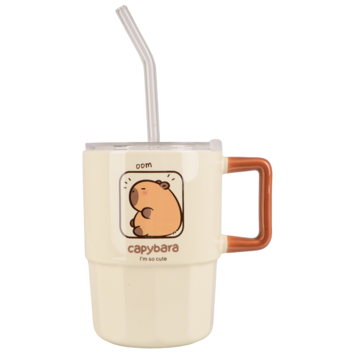 Чашка 400 мл Capybara Time LED