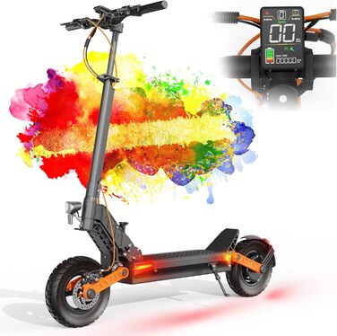 Електросамокат JOYOR E Scooter серії S, 48/60V13/18/26Ah, проїжджає 40-90 км, з подвійною гідравлічною гальмівною системою та подв