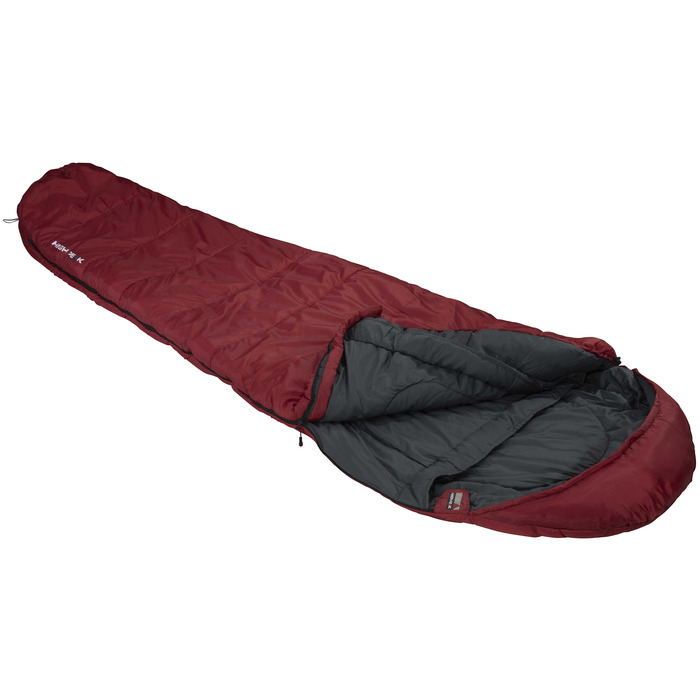 Спальний мішок High Peak TR 300/0°C Dark Red/Grey Left (23066)