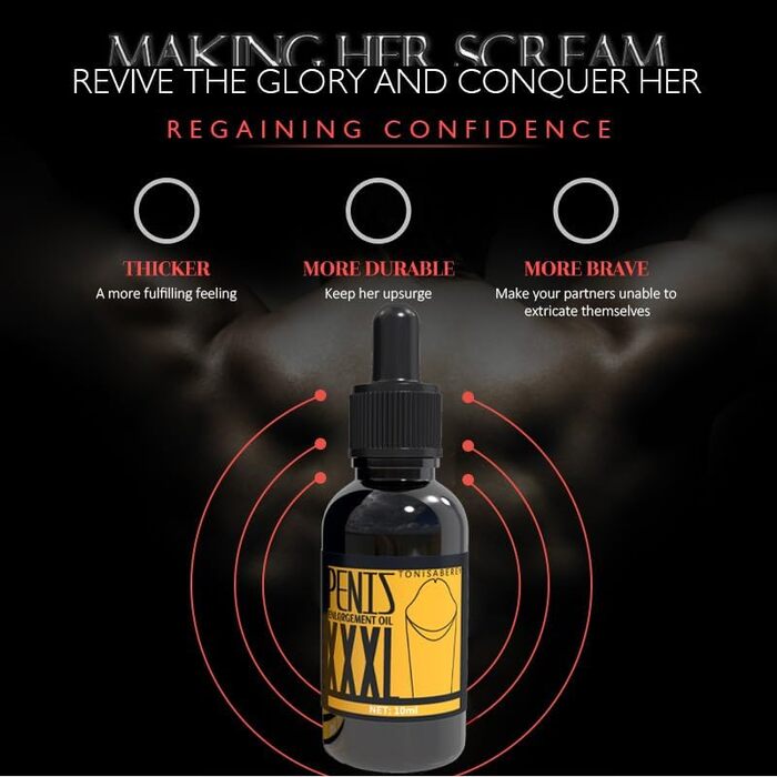 Олія для збільшення пеніса BAWUTZ, потовщення пеніса, збільшення росту великого пеніса для чоловіків, швидше збільшення пеніса великих розмірів для чоловіків, олія для зростання потенції 10 мл (3 шт.)