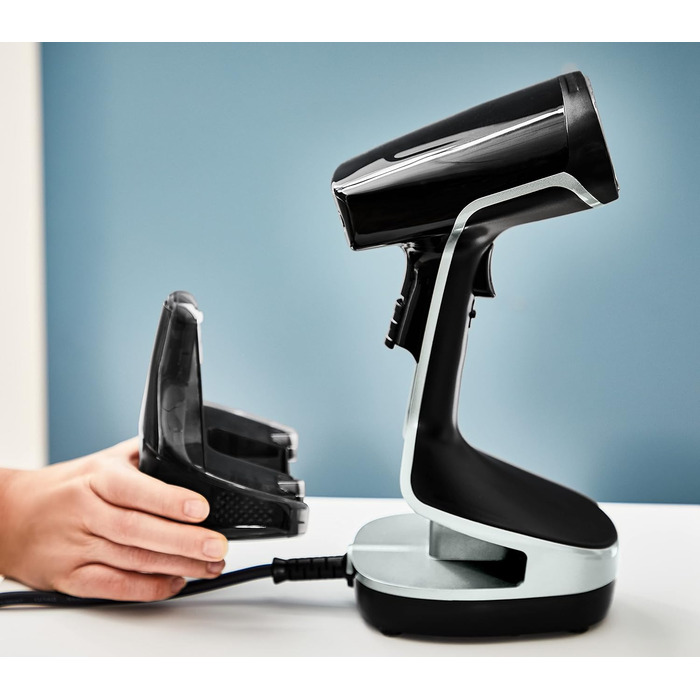 Парова щітка Tefal DT8250 Access Steam Force 2000 Вт 190 мл Чорний/сріблястий Найпотужніша - 30 г/хв - підошва з підігрівом