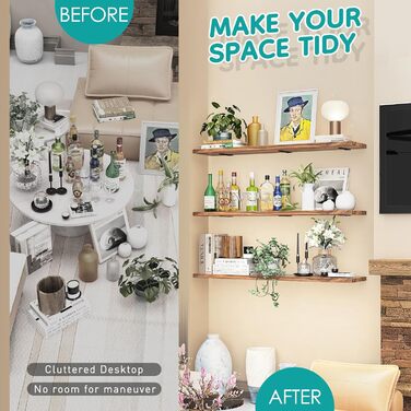 Кронштейни для полиць, 25 см, металеві опори для полиць з гвинтами, вантажопідйомність 70 кг, чорні, 25 см - 4 шт. у упаковці чорного кольору, 4