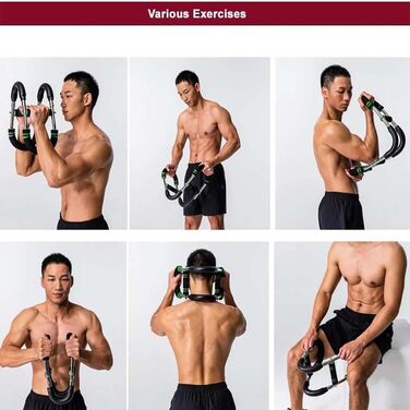 Тренажер для рук Twister Arm, регульований тренажер для рук Twister Arm, еспандер для кистей та зап&39ясть для передпліччя, регульований, домашній еспандер для грудей 70-110 фунтів