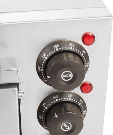 Електрична піч для піци з нержавіючої сталі з каменем для піци 1 камера 2000 Вт кам'яна піч з шамотним каменем