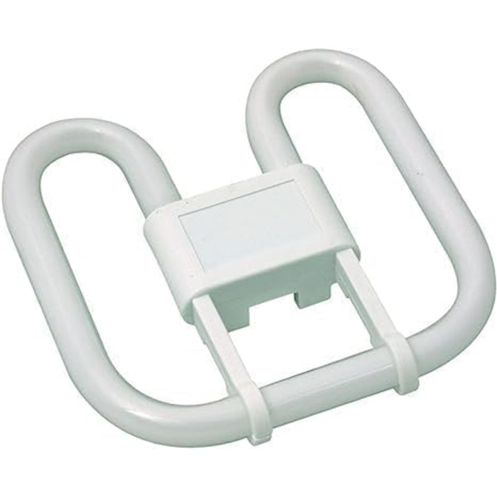 Квадратна 4-контактна CFL лампа - GR10Q енергозберігаюча лампа, теплий білий 2700 люмен, колірна температура 3500K, напруга 240V, довговічна квадратна компактна люмінесцентна лампа для дому, 38W 2D