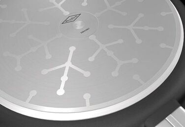 Сковорода MaxxGoods 33 x 22 см з литого алюмінію зі скляною кришкою Сковорода для всіх типів варильних поверхонь, включаючи індукц