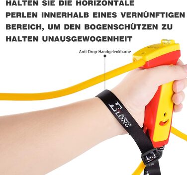 Тренажер для стрільби з лука Elong — силовий розтяжний тренажер для рекурсивних та складних луків, жовтий