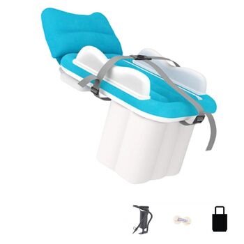 Легке надувне дитяче ліжечко, м&39який флок, регулюється для автокрісел, легке надування та здування, компактне для транспортування, портативний дитячий надувний матрац