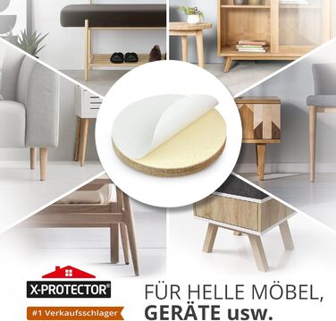 Фетрові накладки для меблів 50 мм, 16 шт. X-Protector