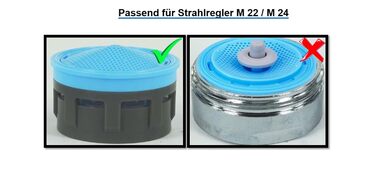 Фільтр для води Kfner Care PURE ACQUA, 2 шт. - підходить для аератора M 22 / M 24 - для чистої води з-під крана