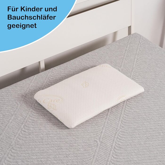 Дитяча подушка для дітей віком від 2 років, 50306 см - Ергономічна дитяча подушка з в&39язкопружної гелевої піни. Ідеально підходить для всіх дитячих ліжечок. Також ідеально підходить як супутник у подорожах.