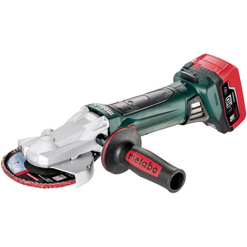 Акумуляторна кутова шліфувальна машина Metabo WF 18 LTX 125 Quick (601306660) 18 В, з 2 акумуляторами LiHD (18 В/5,5 Ач), зарядний