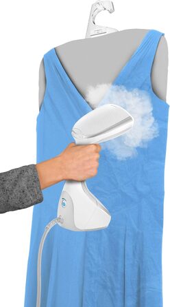 Парова щітка Tefal DT9130 Access Steam Care 1600 Вт 6 аксесуарів у комплекті Резервуар для води 200 мл 3 налаштування пари Біла/ср