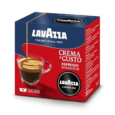 Кавових капсул, для еспресо з нотами шоколаду та сухофруктів, арабіки та робусти, інтенсивність 12/13, середня обсмаження, 16, 256