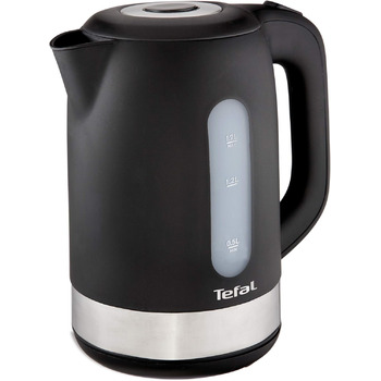 Електричний чайник Tefal 3045386354184 KO330830, нержавіюча сталь, 1,7 літра, чорний/сріблястий