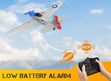 Гіростабілізатор літака з дистанційним керуванням 2,4 ГГц, 2-канальний літак на дистанційному керування RTF іграшка-планер, 2-кана