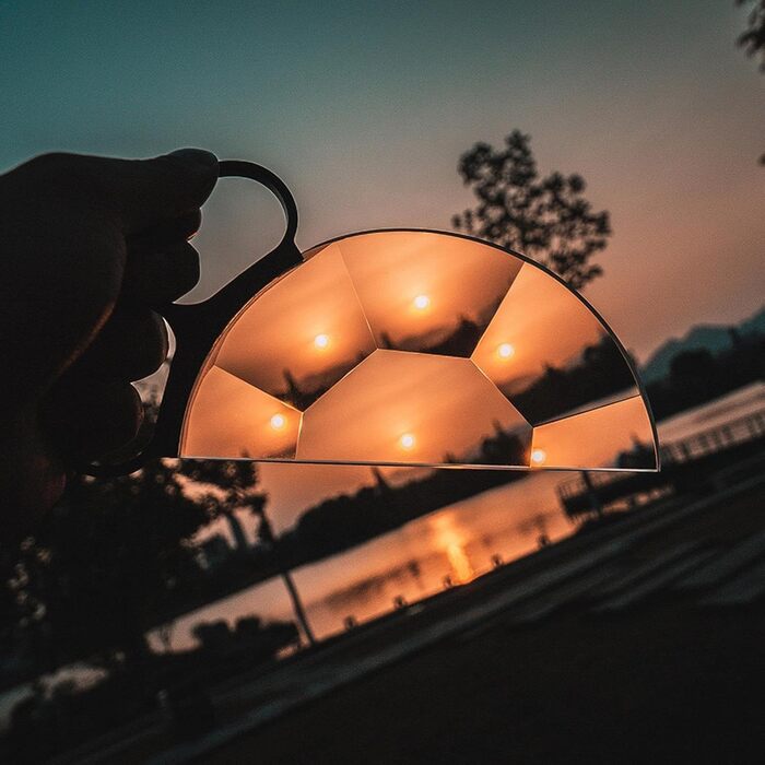 Портативний півколо-калейдоскоп Фільтр Спеціальні ефекти Фільтр обєктива камери Фільтр ефекту півкола Призма Оптична скляна призма Багаторазове заломлення Фотоаксесуари Фотореквізит (150 мм)