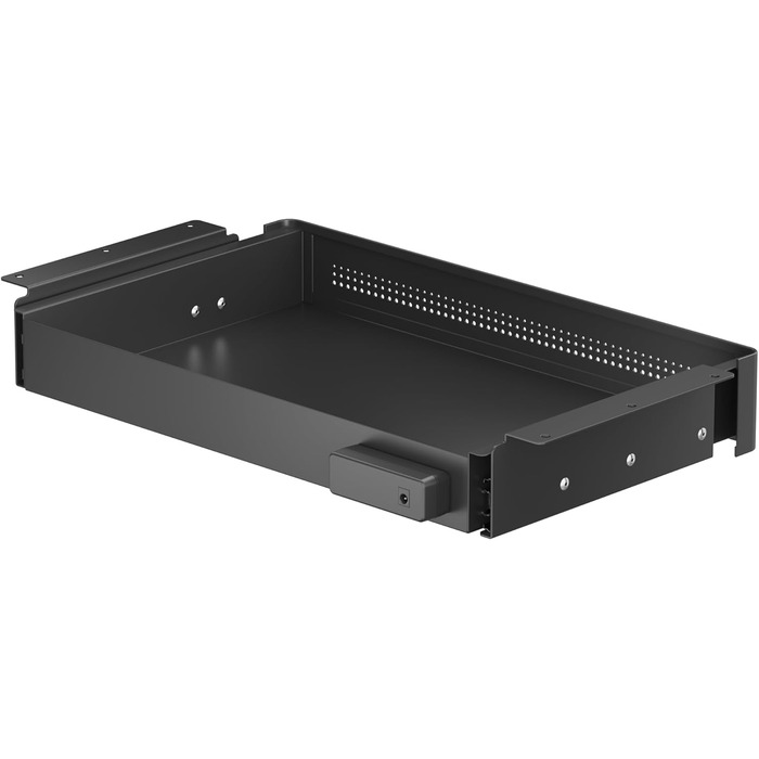 Мала шухляда під столом із функцією завантаження шухляда під столом металева шухляда під столом, що замикається шухляда під столом з комплектом ключів розміри 40 x 26,6 x 7,3 см (400 x 266 мм)