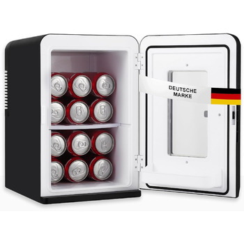 Міні-холодильник Sommertal KS15, для охолодження та нагрівання, об'єм 15 л, змінний струм для домашньої розетки та постійний струм