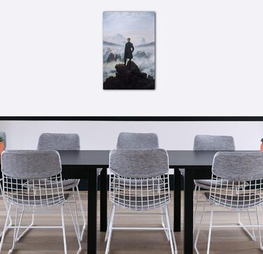 Друковані картини Полотно (40x60 см) Каспар Давид Фрідріх - Мандрівник над морем туману 40x60 см