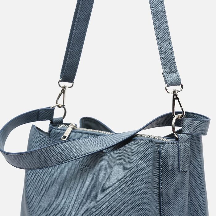 З регульованою ручкою - жіноча сумка Модні - елегантні сумки на кожен день та вечірку Conti Blue 27 X 29 X 12 см