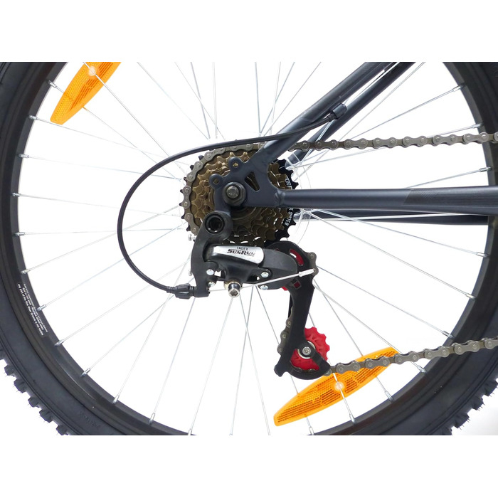 Дюймовий велосипед, гірський велосипед, 18-швидкісний дитячий велосипед, Coyote Element XR, 24-