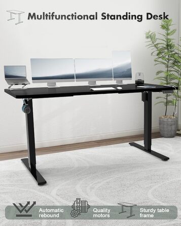 Регульований по висоті стіл з розеткою USB Стіл регульований по висоті електричний Стійка-сидіння Регульований комп'ютерний стіл С