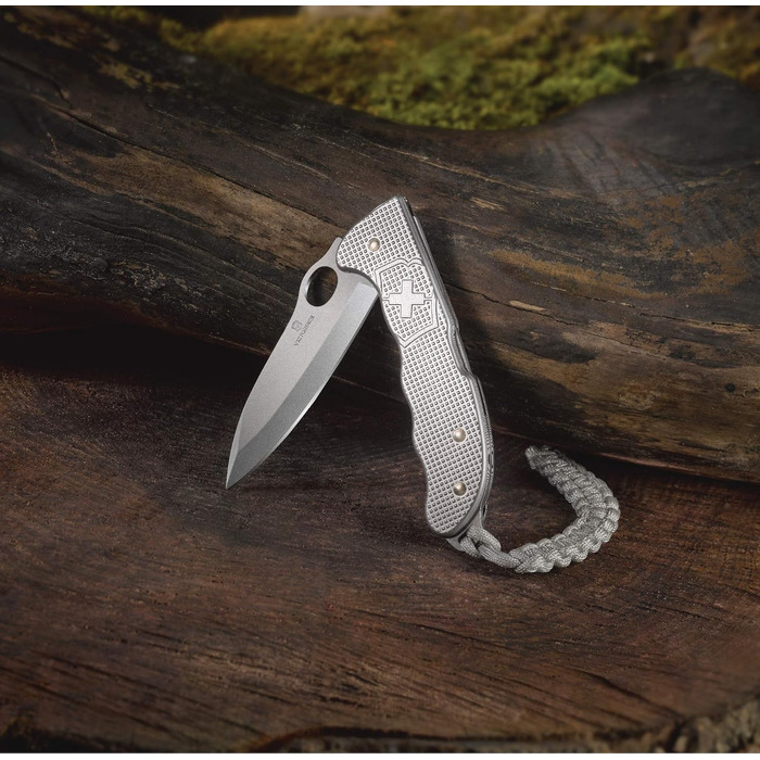 Кишеньковий ніж Victorinox Hunter Pro M Alox (4 функції, клинок з фіксацією однією рукою) Silver Single