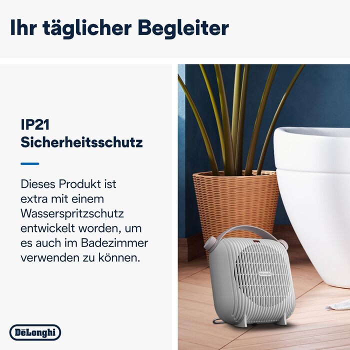 Настільний нагрівач, 2400 Вт, білий/фіолетовий, 39Longhi HFS30B24.W