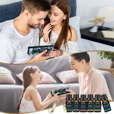 Набір ефірних олій Janolia, пакет оновлення, набір чистих натуральних ароматичних олій для розслаблення дифузора покращують сон