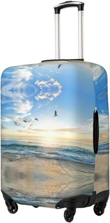 Чохол для валізи Океанський Захід, міцний захист для багажу розміром 45.7-81.3 см, XL, Чорний