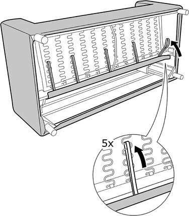 МАЙСТРИ ЧОХЛІВ Замінний чохол для дивана IKEA Klippan 2-місний, чохол для дивана Klippan 2-місний, двомісний, чохол для дивана, 180 см x 85 см x 58 см (Гранатовий, Поліестер Petite)