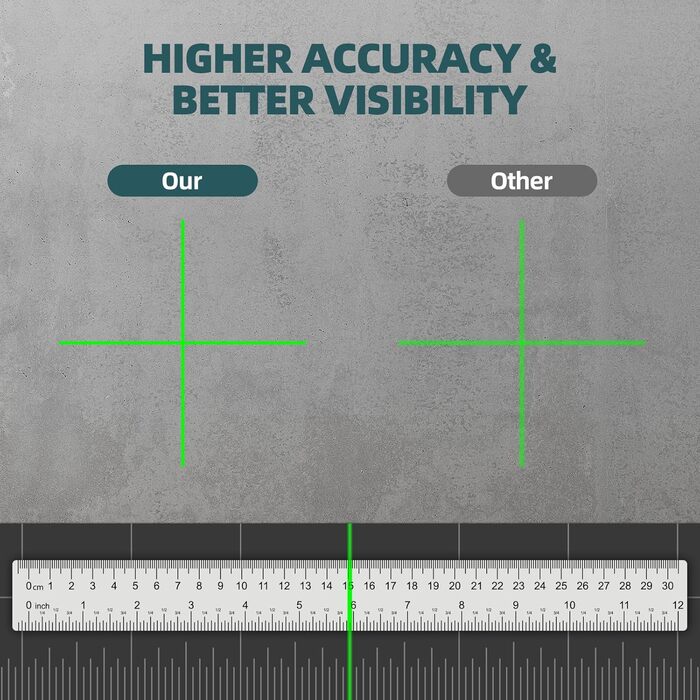 Футовий самовирівнювальний лазерний рівень зі штативом, 30-метрове самовирівнювальне зелене точне перехрестя, самовирівнювальний лазерний інструмент для підвішування картин, плитки, будівельних проектів, 100-