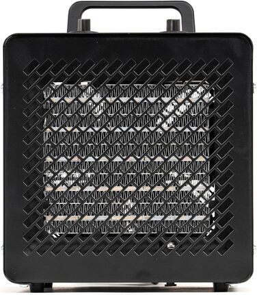 Електричний керамічний вентилятор-обігрівач NAC 3000 Вт - радіаційний обігрівач з термостатом, електричний обігрівач - обігрівач з 3 режимами нагріву, електричний обігрівач для гаража, майстерні, будівельного майданчика - будівельний обігрівач/осушувач по