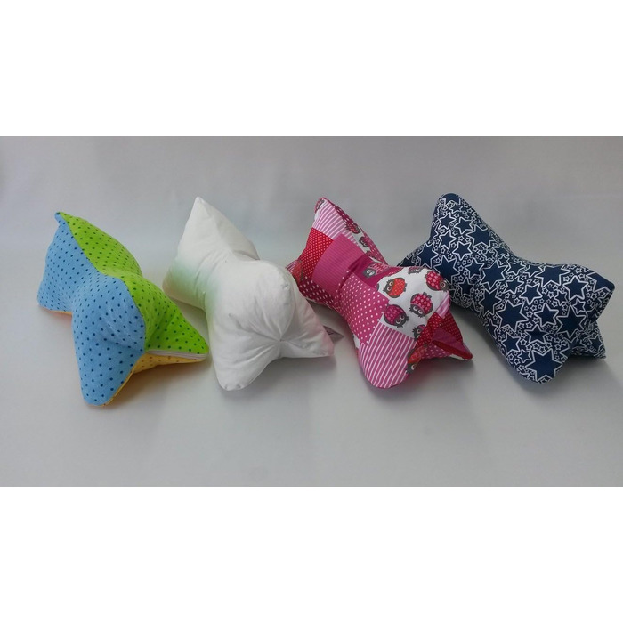 Подушка для читання Biona Celtic Bone/Кістка для читання, велика, 45x25 см Oeko-TEX (бавовна, сірі зірки, зі вставкою)