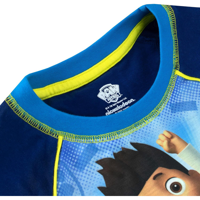 Піжами для хлопчиків PAW PATROL М&39які бавовняні піжами із зображенням Маршалла, Чейза та Райдера Офіційно ліцензовані дитячі піжами, розмір 116, різнокольорові