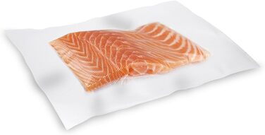 Набір професійних пакетів з фольги CASO 5 / 40 шт. 16х23 см, 40 шт. 20х30 см, 20 шт. 30х40 см 150мкм, для вакуумних пакувальників / фольгованих ущільнювачів, не містить бісфенолу А, дуже міцний, стійкий до розривів, стійкий до кипіння, прозорий набір з 5 