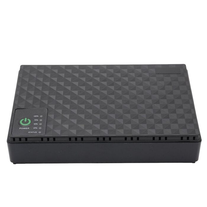 Джерело безперебійного живлення (UPS) 10400mAh USB 5V DC 5V 9V 12V POE 15V 24V, до 18W, для роутерів та модемів (Європейська вилка 85-265V)