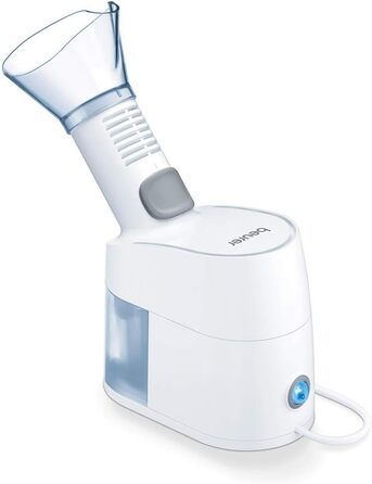 Паровий небулайзер Beurer SI 40, для використання в роті, носі та горлі при застуді, розпилення рідин та ефірних олій, дуже тихий