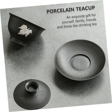 Компактний керамічний чайний сервіз з кришкою для жасминового та зеленого чаю, для дому та офісу