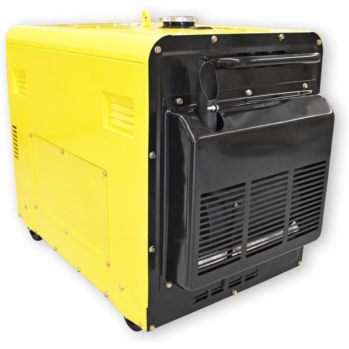 Дизельний генератор BAMATO BGE-5000D Технологія AVR 5000 Вт Електричний стартер 4-тактний дизельний двигун 7,9 к.с. Підключення 400 В, два підключення 230 В та один роз&39єм 12 В постійного струму