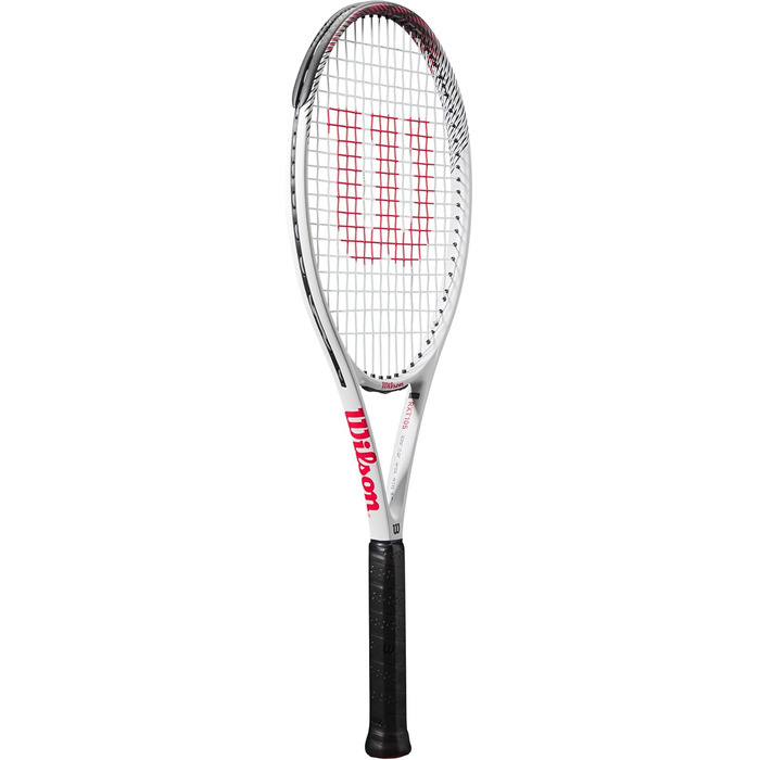 Тенісна ракетка Wilson Unisex Adult Pro Staff Precision RXT 105 4-1/4&39 (2) Біла / Чорна / Червона