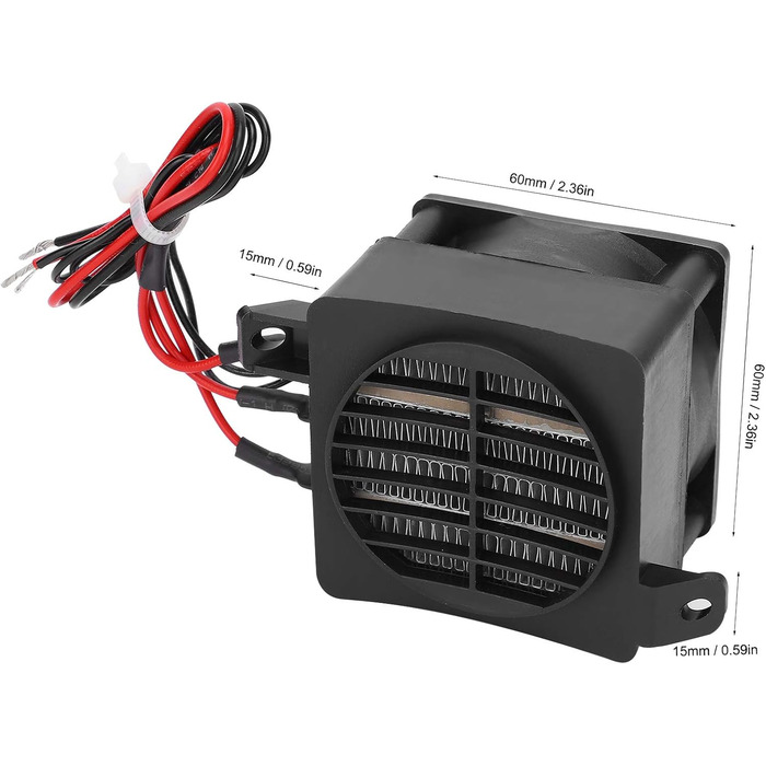 Нагрівальний елемент PTC 220 В, електричний вентилятор-обігрівач потужністю 300 Вт, керамічний повітряний нагрівач постійної температури, нагрівач PTC з вентилятором для вентиляторів, зволожувачів повітря, кондиціонерів