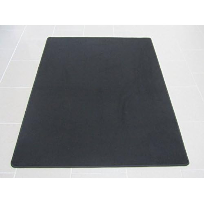 Килимок для офісного крісла, захисний килимок для підлоги, офісний килимок - надзвичайно висока якість Чорний велюр. 100x140 см