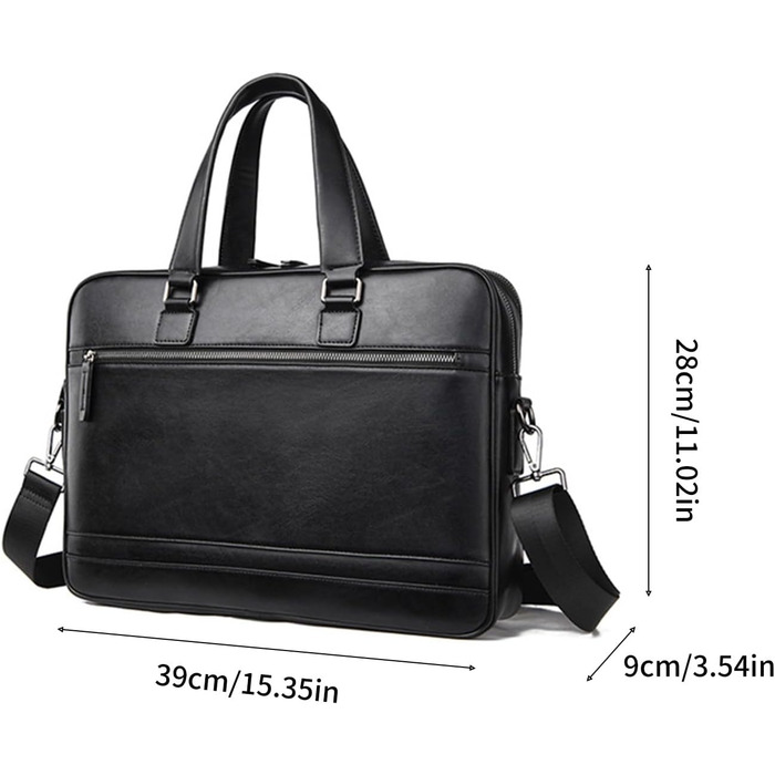 Сумка для ноутбука, портфель, сумочка, ділова сумка для ноутбука 15,6 дюйма, чоловіча, сумка для комп'ютера, шкіряний портфель, по
